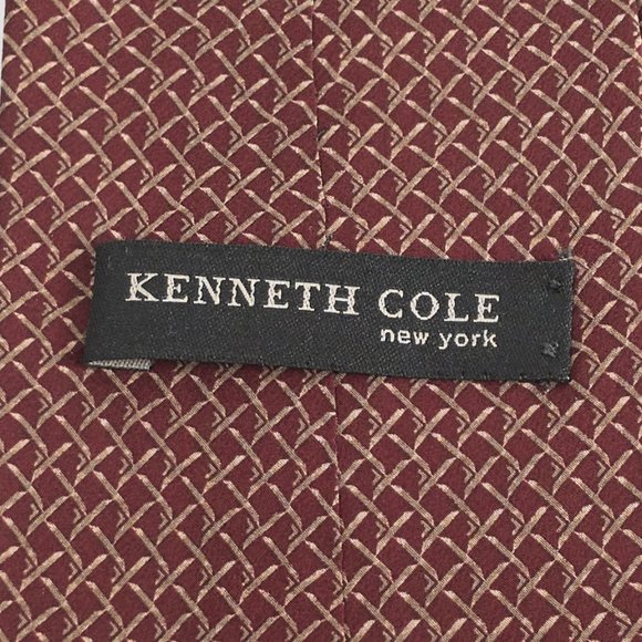 KENNETH COLE 100% Silk Dress Neck Tie 56" x 4" - Picture 4 of 5